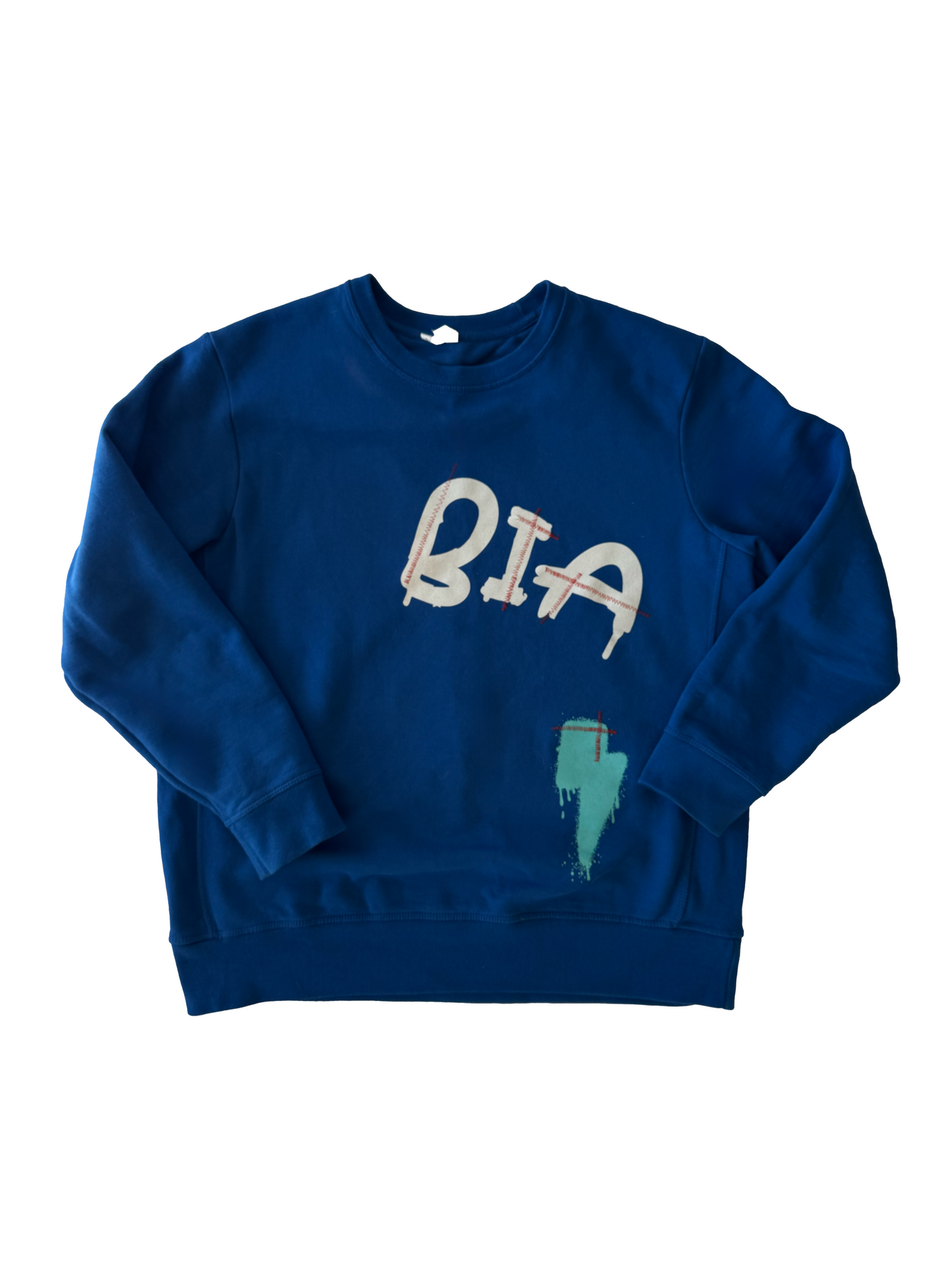 BIA Blue Graphic Crewneck