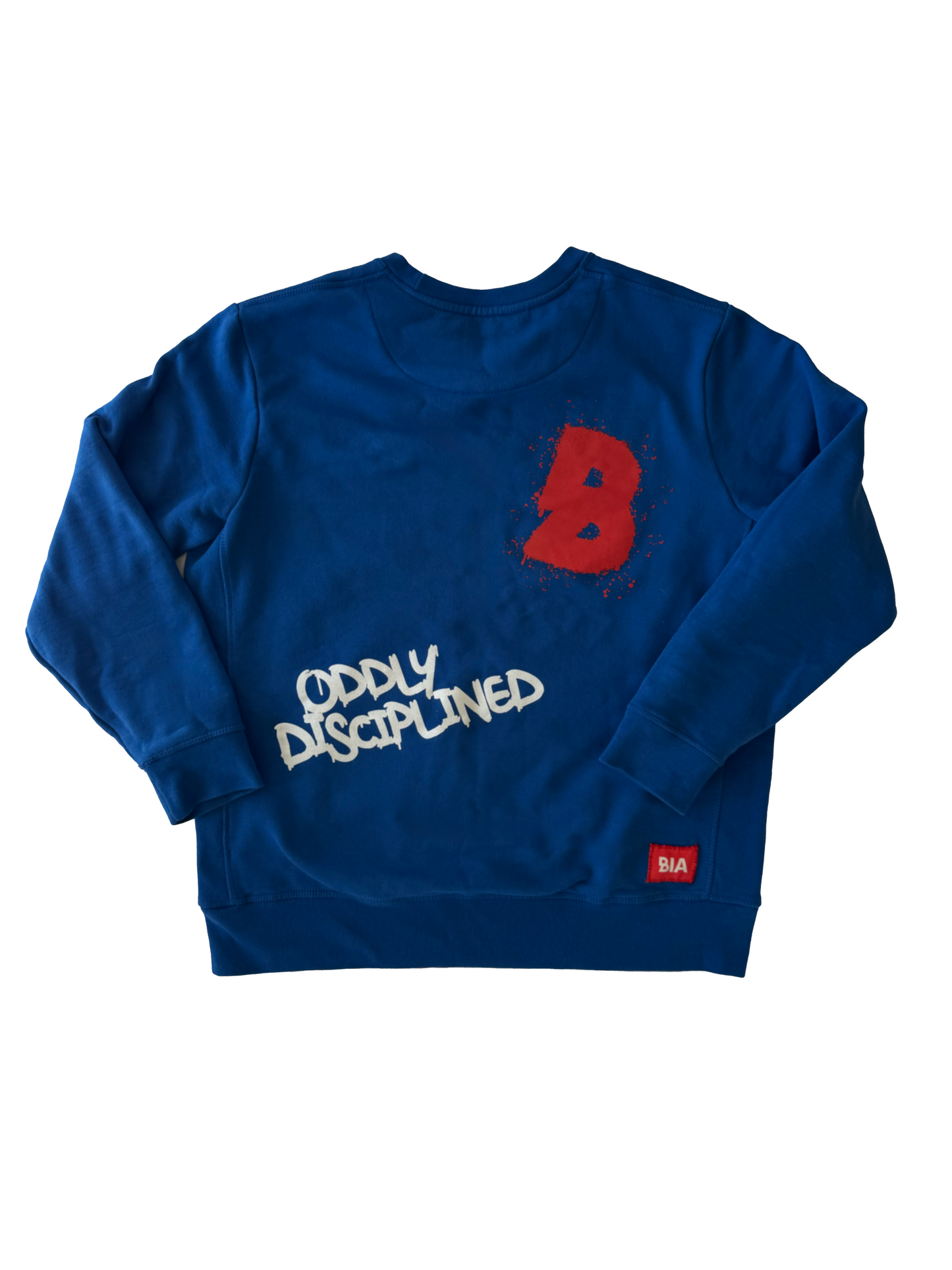 BIA Blue Graphic Crewneck